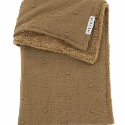 Meyco Wiegdeken Mini Knots Fleece Toffee