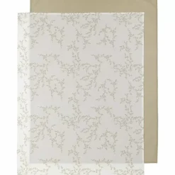 Meyco Wieglakens Branches Sand/Off White (2St)