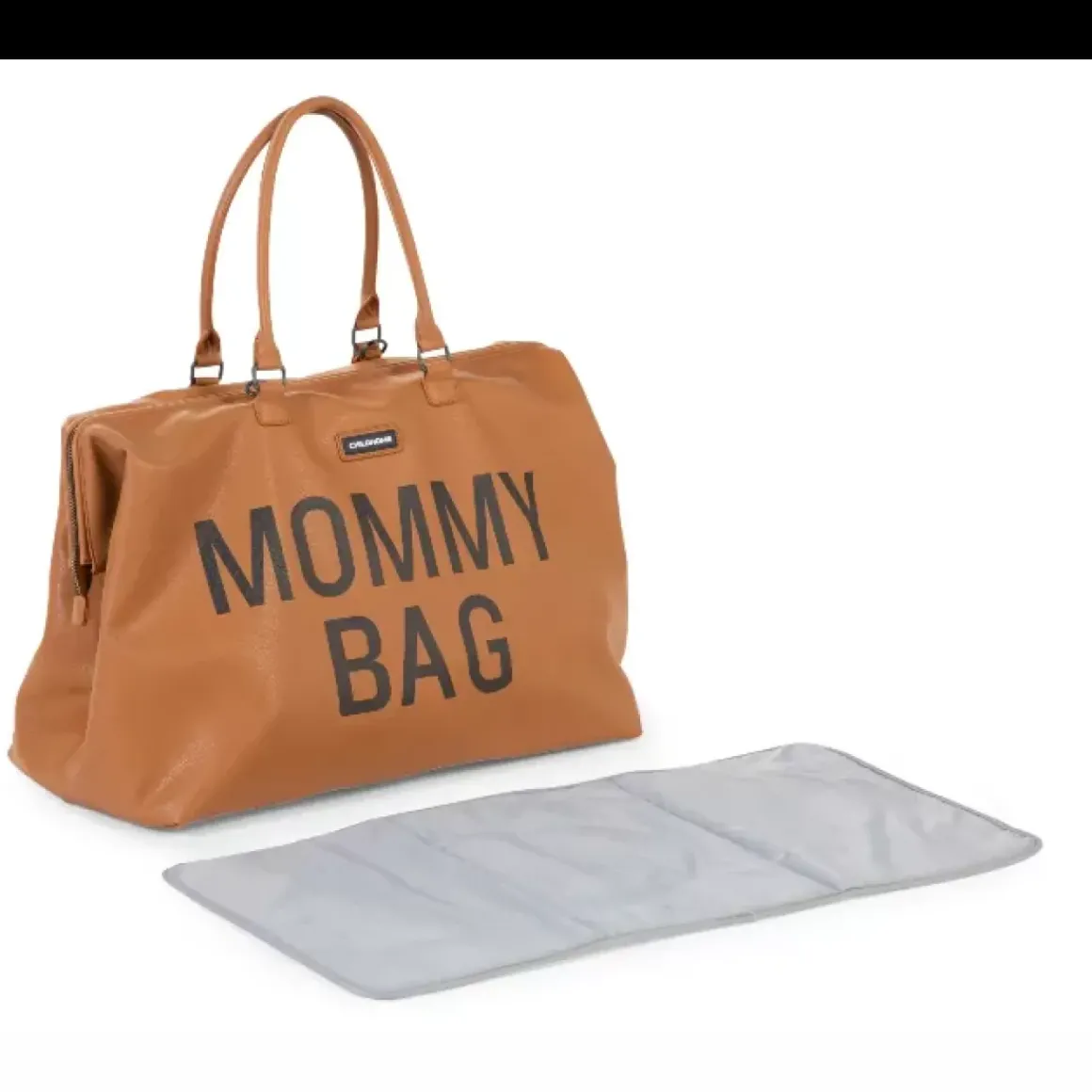 Mommy Bag Bruin Leatherlook Childhome