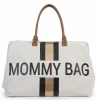 Mommy Bag Groot Canvas Zwart-Goud Childhome