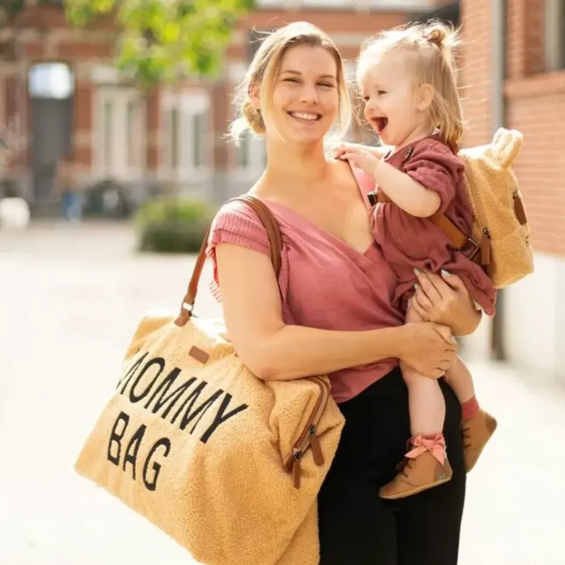 Mommy Bag Teddy Beige Childhome