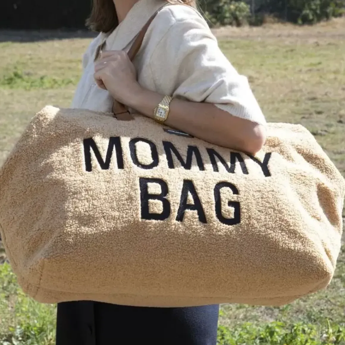 Mommy Bag Teddy Beige Childhome