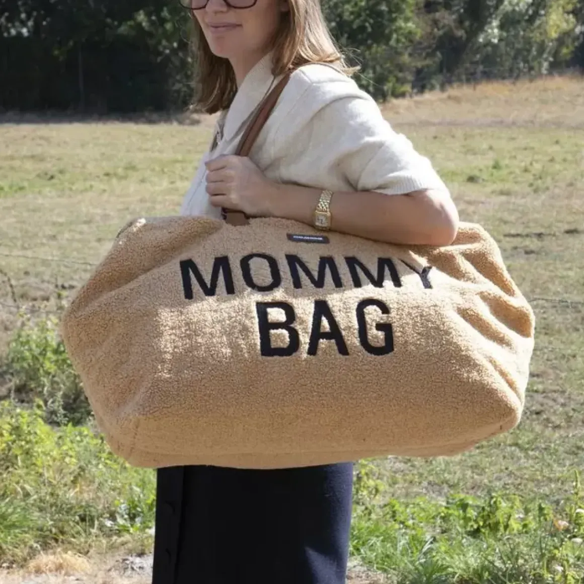 Mommy Bag Teddy Beige Childhome
