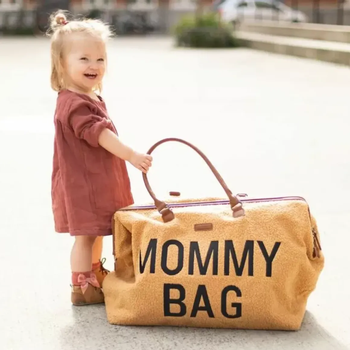 Mommy Bag Teddy Beige Childhome