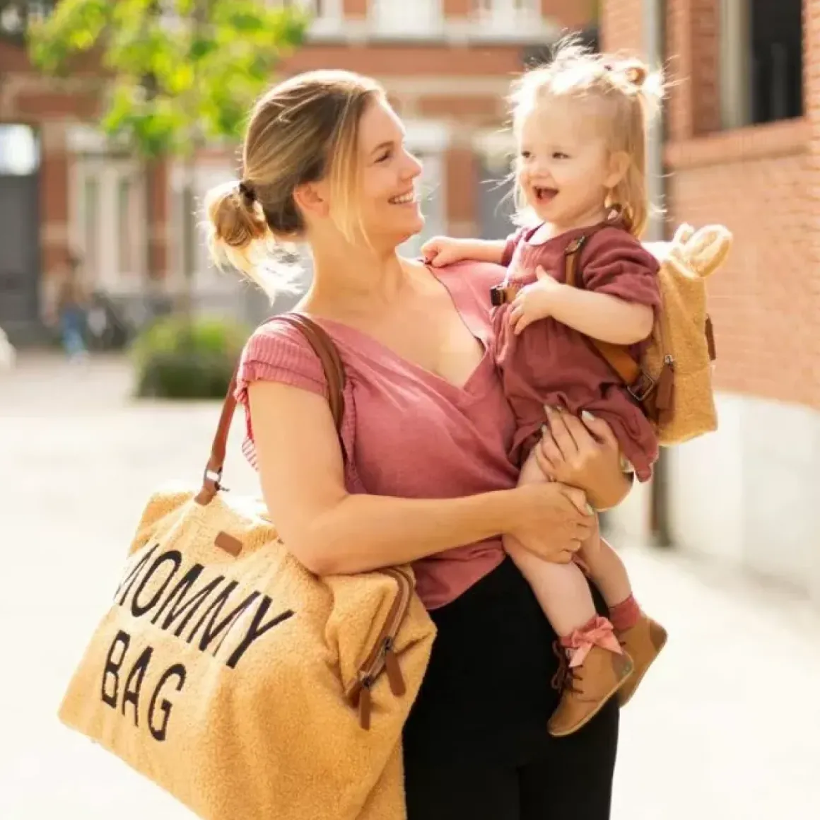 Mommy Bag Teddy Beige Childhome