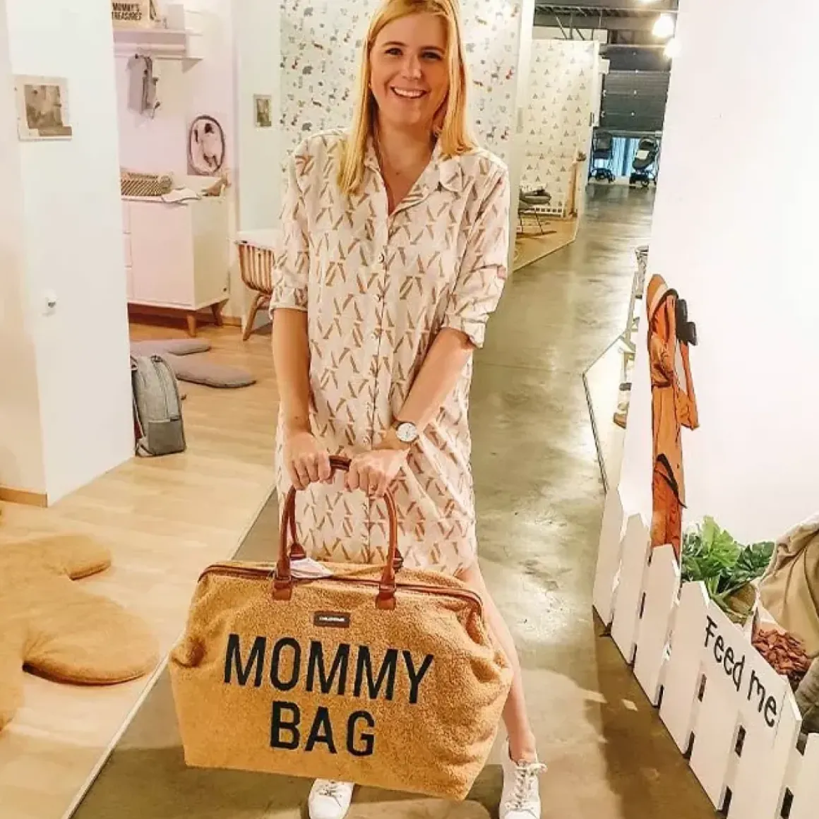 Mommy Bag Teddy Beige Childhome