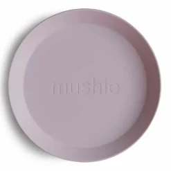 Mushie Borden Rond Soft Lilac (2St)