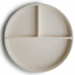 Mushie Siliconen Bord Ivory
