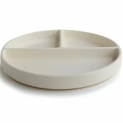 Mushie Siliconen Bord Ivory