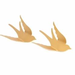 Muurdecoratie Vogels Bibi Goud (2St) Kidsdepot