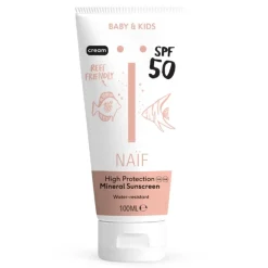 Naif Minerale Zonnebrandcreme Spf50 Baby & Kids 100Ml