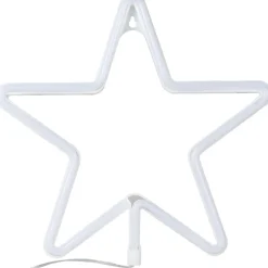 Neonlamp Ster Wit Merry And Bright Ginger Ray