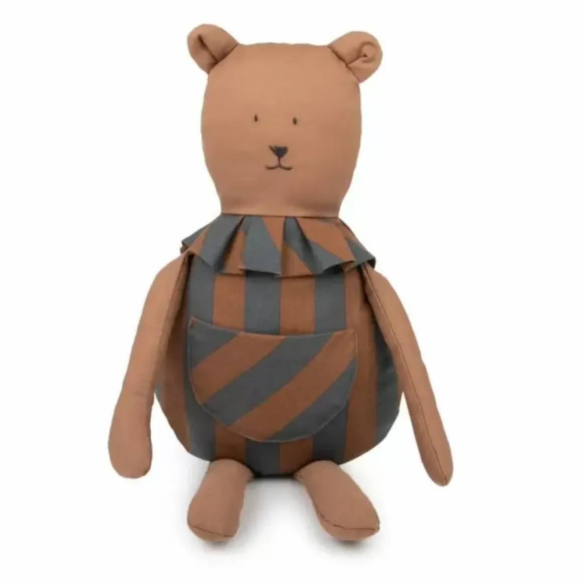 Nobodinoz Knufffel Beer Majestic Blue Brown Stripes