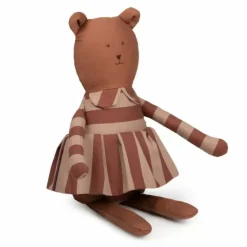 Nobodinoz Knufffel Beer Majestic Marsala Taupe Stripes