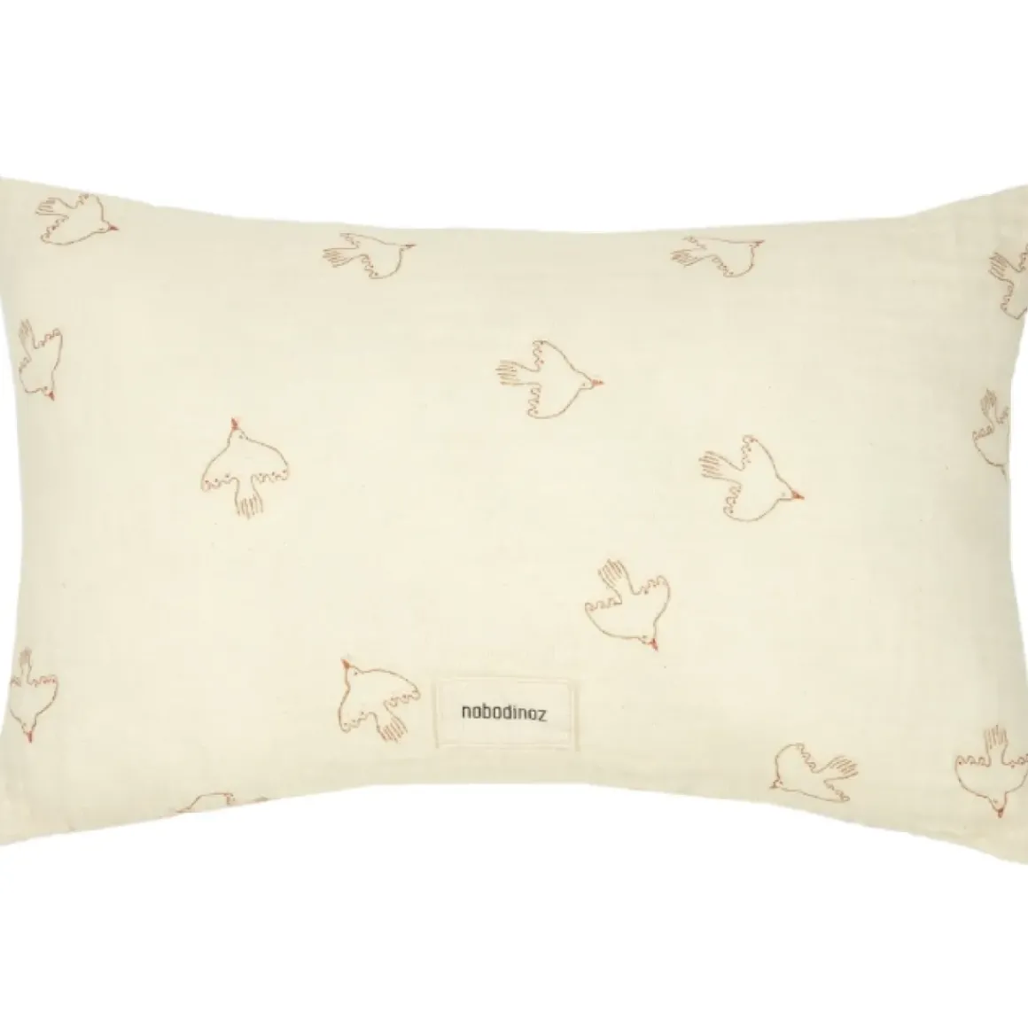 Nobodinoz Kussen Wabi Sabi Brown Hoshi Birds