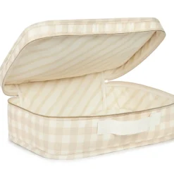 Nobodinoz Logeerkoffer Victoria Ivory Checks