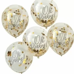 Oh Baby! Confetti Ballonnen (5St) Ginger Ray