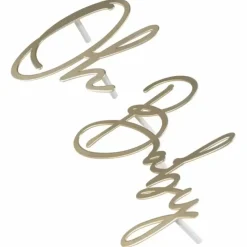 Oh Baby Taarttopper | Ginger Ray - Goud & Stijlvol