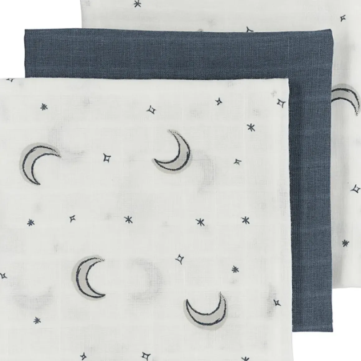 Ontdek De Luxueuze Meyco Hydrofiele Doeken Moon Indigo - Perfect Voor Jouw Baby!