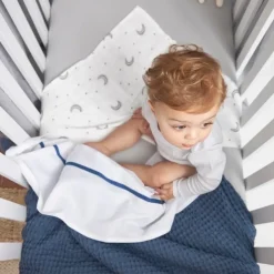 Ontdek De Luxueuze Meyco Hydrofiele Doeken Moon Indigo - Perfect Voor Jouw Baby!