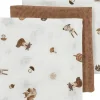 Ontdek Meyco'S Hydrofiele Doeken Forest Animals In Toffee - 3 Stuks!