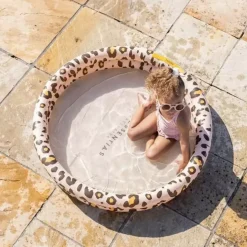 Opblaaszwembad Panter Beige (100Cm) Swim Essentials