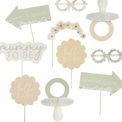 Party Props Floral Baby Ginger Ray