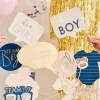Party Props Met Stickers Gender Reveal (10St) Ginger Ray