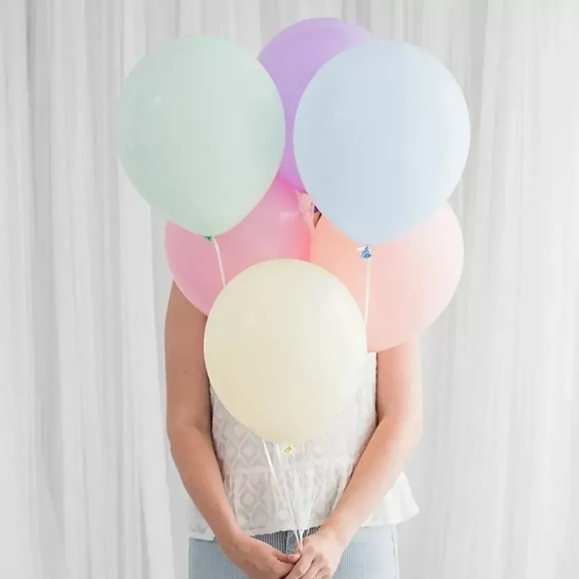 Pastel Ballonnen Mint (10St)