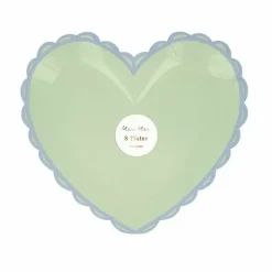 Pastel Hearts Gebaksbordjes Van Meri Meri (8St)