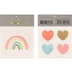 Plaktattoos Regenboog En Hartjes Meri Meri