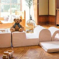 Playset + 100 Ballen Soft Velvet Beige Moje