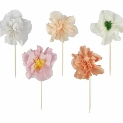 Prikkers Bloemen Birthday Bloom Ginger Ray (12St)