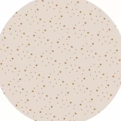 Ronde Vloermat Stars Amandel Eeveve