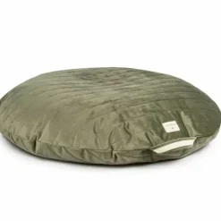 Ronde Zitzak Sahara Velvet Olive Green Nobodinoz