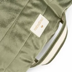 Ronde Zitzak Sahara Velvet Olive Green Nobodinoz