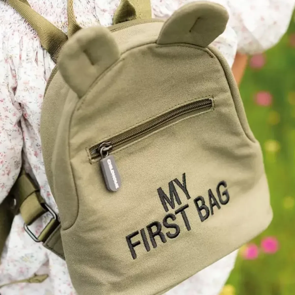 Rugzak My First Bag Canvas Khaki Childhome