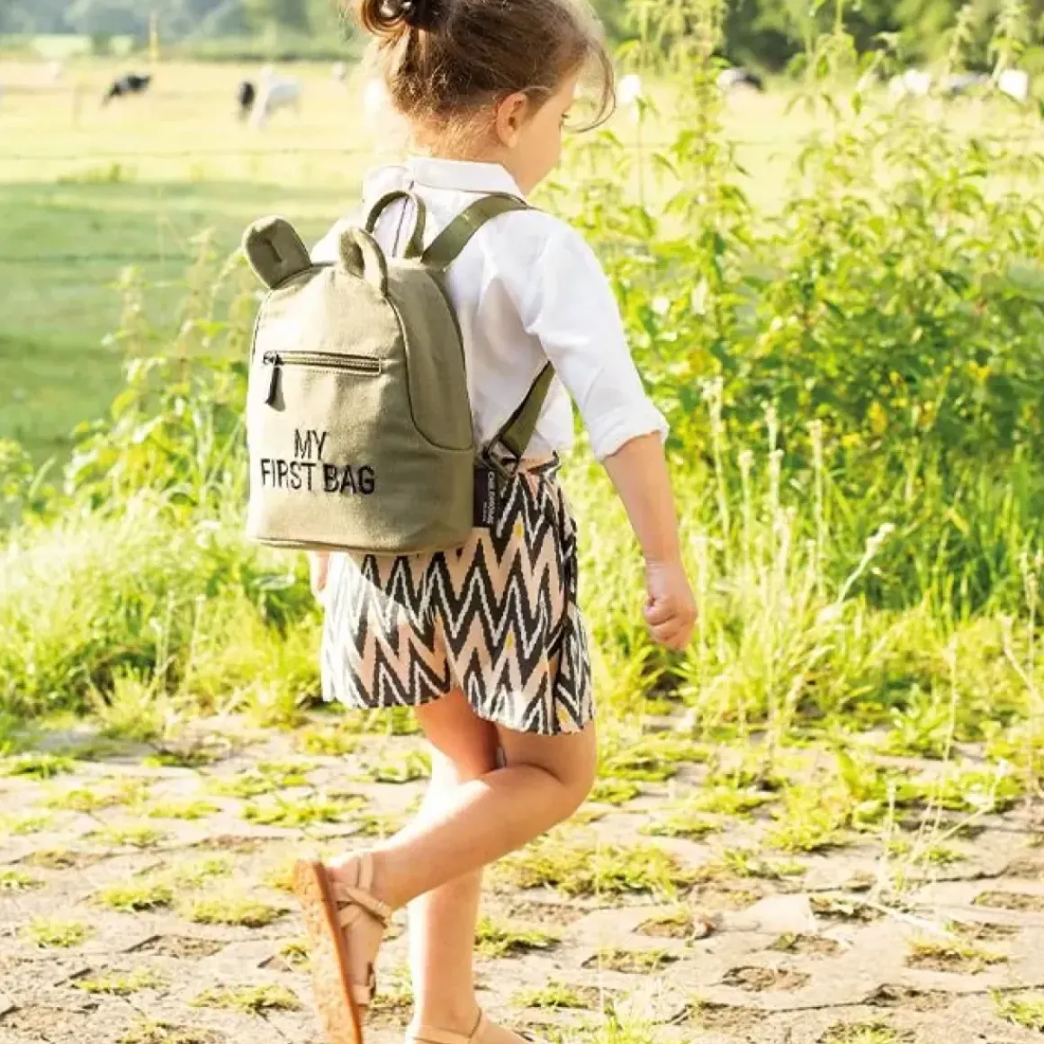 Rugzak My First Bag Canvas Khaki Childhome