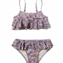 Salted Stories Sami Bikini | Maat 98/104 | Fleurs Chalk Violet | Upf50+