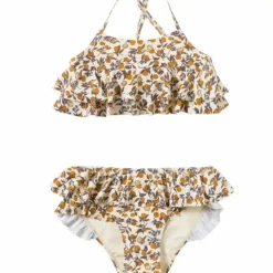 Salted Stories Sati L'Orange Bikini 98/104 | Zomerse Sinaasappelprint | Veilig Zwemmen Met Upf50+