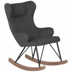 Schommelstoel Kids De Luxe Black Quax