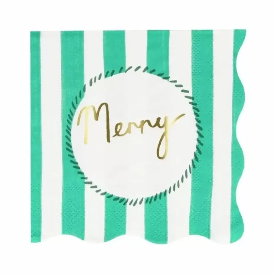 Servetten Striped Christmas (16St) Meri Meri