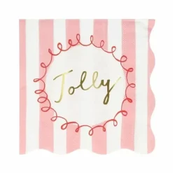 Servetten Striped Christmas (16St) Meri Meri