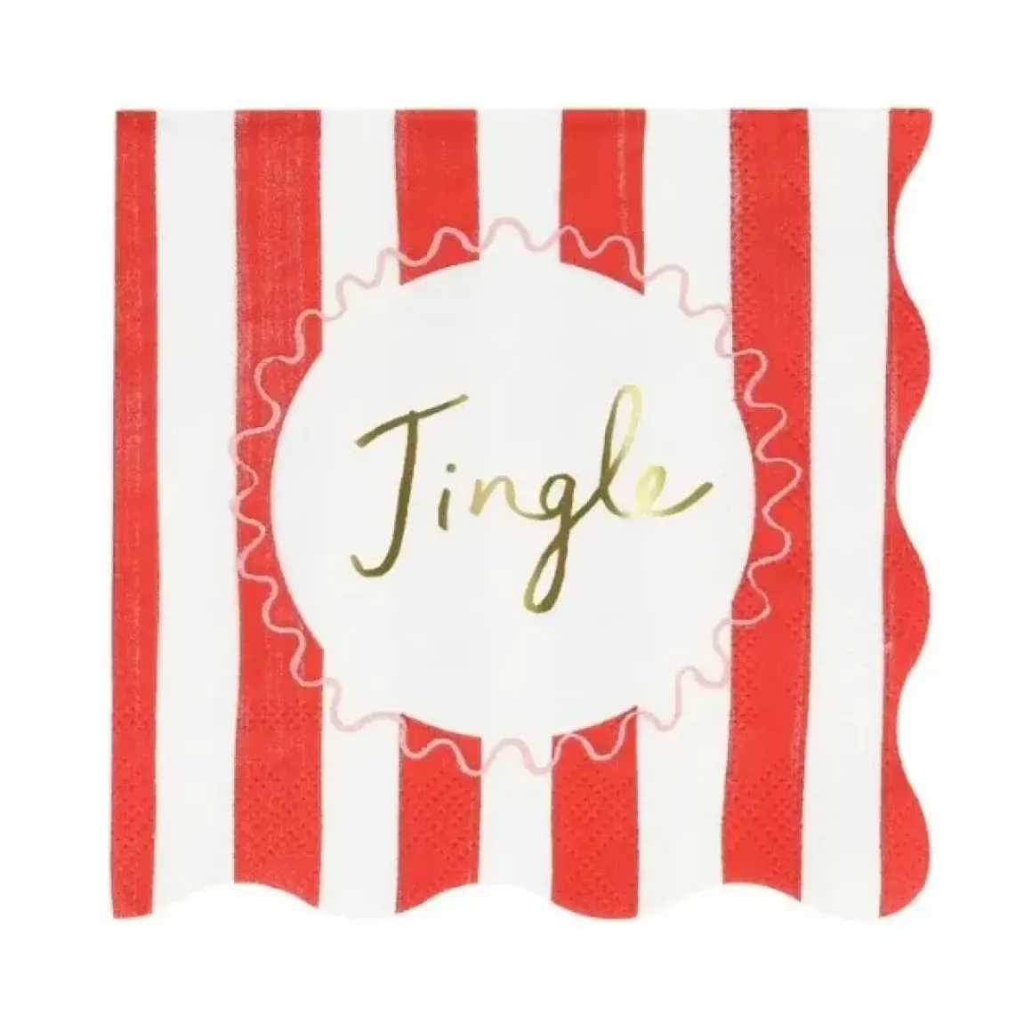 Servetten Striped Christmas (16St) Meri Meri