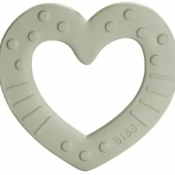 Siliconen Bijtring Heart Sage Bibs