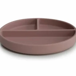 Siliconen Bord Cloudy Mauve Mushie & Co