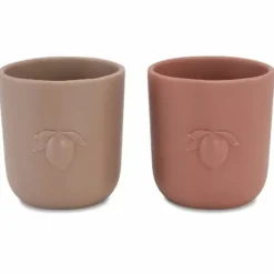 Siliconen Drinkbekers Lemon Blush/Terracotta Konges Slojd