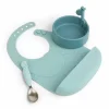 Siliconen Serviesset Peekaboo First Meal Blue Done By Deer