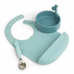Siliconen Serviesset Peekaboo First Meal Blue Done By Deer