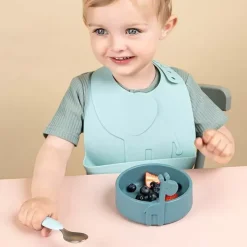 Siliconen Serviesset Peekaboo First Meal Blue Done By Deer